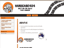 Tablet Screenshot of hardcase4x4.com.au
